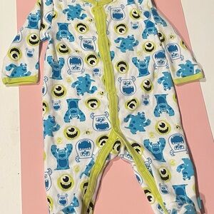 SOLD Disney Baby Monsters Inc. Footie Pajamas